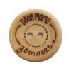 houten knoop door mama gemaakt 20mm 4 stuks