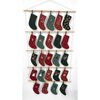 green terracotta red panel socks x-mas