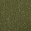 army groen wit confetti stipjes  - tricot (op=op)