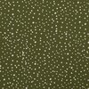 army groen wit confetti stipjes  - tricot (op=op)