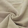 beige (taupe) uni gewassen katoen