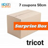 nog 1 - surprise doos -mix tricot - 7 coupons 50cm (op=op)