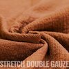 brandy STRETCH double gauze fabric