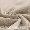 beige (taupe) uni STRETCH hydrofiel (op=op)