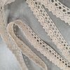 white (natural / ecru) cotton lace 15mm