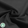 black plain organic jersey