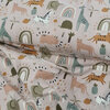 beige olive white sea green camel black nude Zoo animals & rainbow jersey