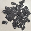 black white sewinglabels size 86-92 10pcs