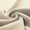 beige (kiezel) fijne katoenen Wafel tricot