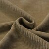 chocolate melange cotton rib jersey fabric