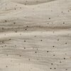 wit (ecru-off white) hydrofiel met gouden studs