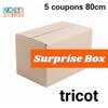 surprise doos - kinder tricot - 5 coupons 80cm (op=op)