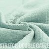 vintage mint green STRETCH double gauze fabric