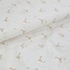 wit beige taupe camel-oker gansjes ganzen poplin katoen