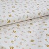 wit beige taupe camel-oker roze vrolijke bloemen poplin katoen