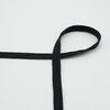 black cotton flat cord - rope 15mm