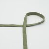 olive army green cotton flat cord - rope 15mm