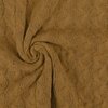 camel knitted fabric - cable knit