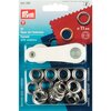 zilver nestels (zeilringen) 11mm - 10 stuks