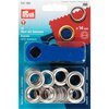 zilver nestels (zeilringen) 14mm - 10 stuks