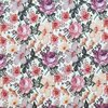 wit (natural) oud lila Engelse tuin bloemen - digitaal tricot