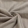 beige dark cotton pointelle stripes jersey