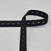 black buttonholes elastic tape 20mm