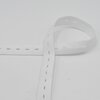 white buttonholes elastic tape 20mm