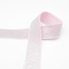 pink glitter lurex elastic tape 40mm