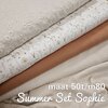 Summer set SOPHIE peach/natural mini