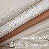 Summer set SOPHIE peach/natural mAxi