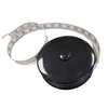 black retractable tape measure