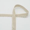 beige elastic ruffle lace 13mm