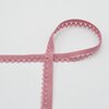 old pink elastic ruffle lace 13mm