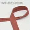 claypink dark bias binding 2cm wide - mousseline