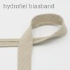 beige (kiezel) hydrofiele biasband 2cm