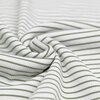 wit (off white) olijf groen Streepjes - digitaal fijne katoenen Baby rib tricot SOFT *S