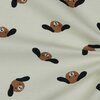 creme cacao white black dogs flannel