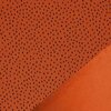 terracotta black confetti drops french terry