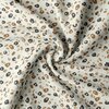 natural beige brown cacao leopard print- jersey