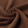 light brown cotton knitted corduroy jersey fabric