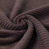 dark mauve cotton knitted corduroy jersey fabric