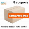 suprice box - waffle - bamboo terry - toweling - double gauze- 8 coupons