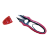 red thread snips scissors quilting