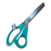 mint green textile scissors pinking shears