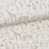 natural beige camel safari animals french terry 