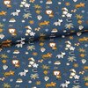 donker blauw cognac wit army groen kinder Safari dieren biologische tricot (op=op)