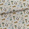 beige (natural) cognac wit army groen kinder Safari dieren biologische tricot *S