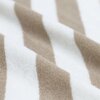 off white beige (sand)  striped terry fabric
