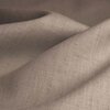 beige (taupe d.) uni gewassen linnen *S